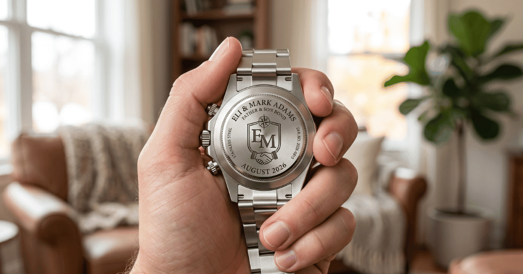 Deep Engraved Custom Watch vs the Mall Kiosk Gift