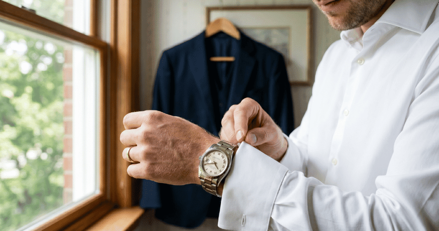 The Wedding Watch That Replaces Cufflinks as the Groom Gift