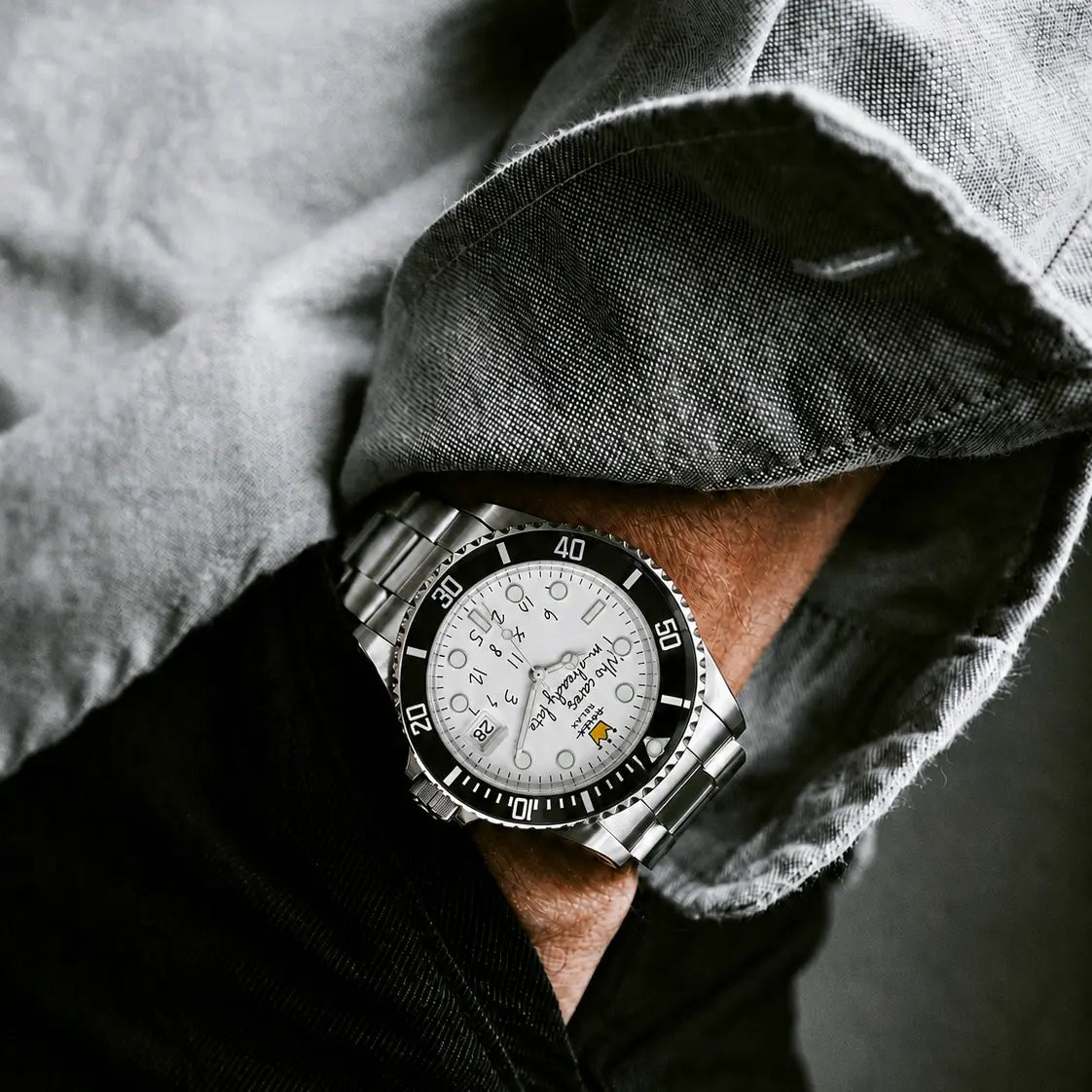 YATSSO Tidemaster CLASSIC RELAX - White Dial