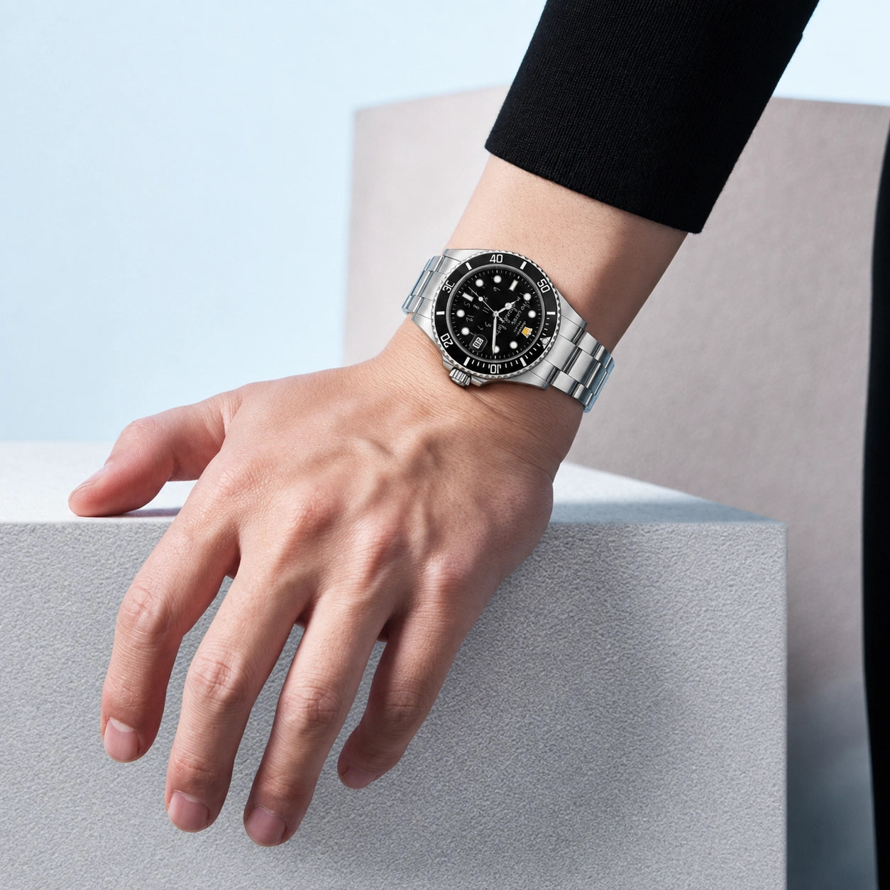YATSSO Tidemaster CLASSIC RELAX - Black Dial