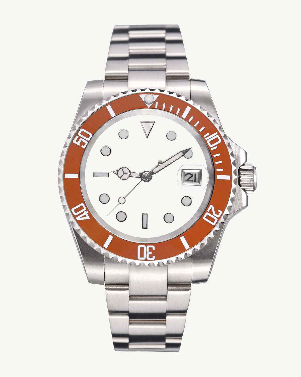 Tidemaster Silver Custom Watch