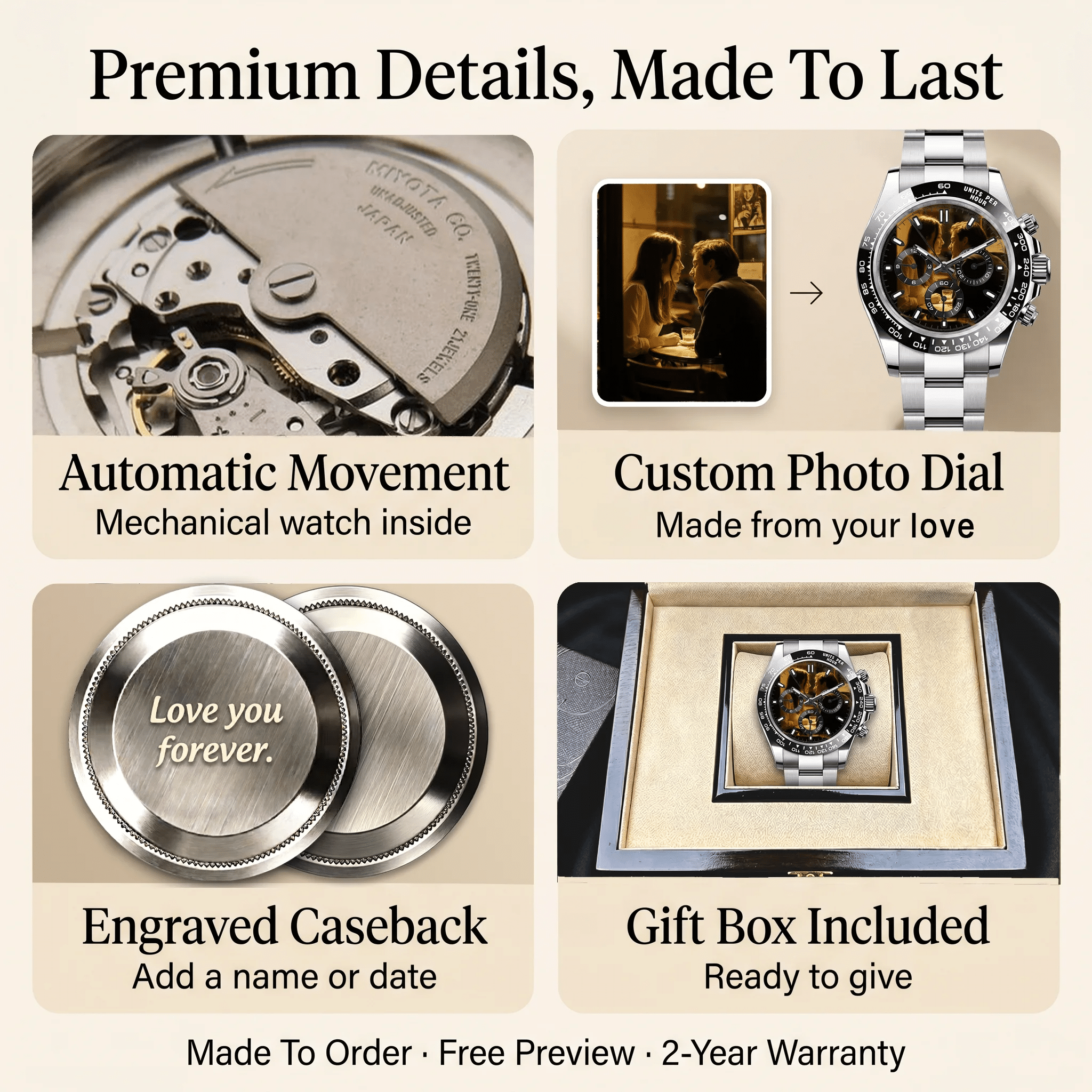 Chronomaster – Love Letter - YATSSO CUSTOM WATCHES