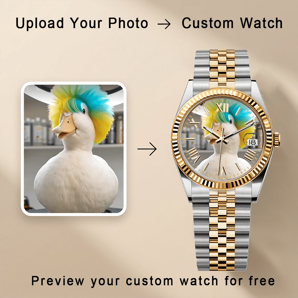 Daykeeper – Golden Pawprints - YATSSO CUSTOM WATCHES