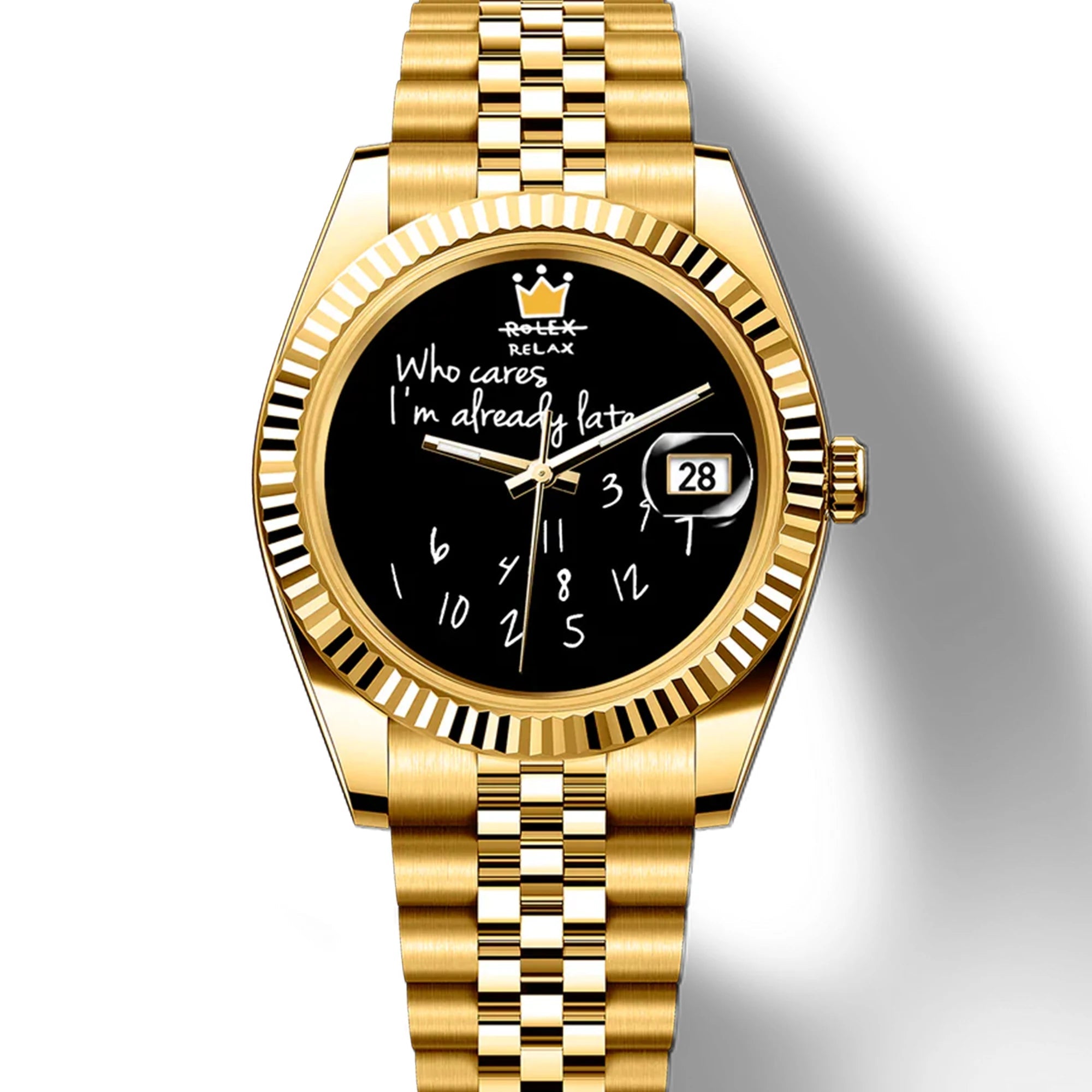 YATSSO Datejust CLASSIC RELAX - 40MM gold - YATSSO CUSTOM WATCHES