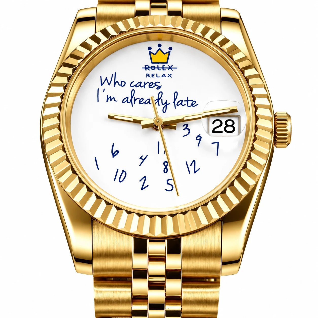 YATSSO Datejust CLASSIC RELAX - 40MM gold - YATSSO CUSTOM WATCHES