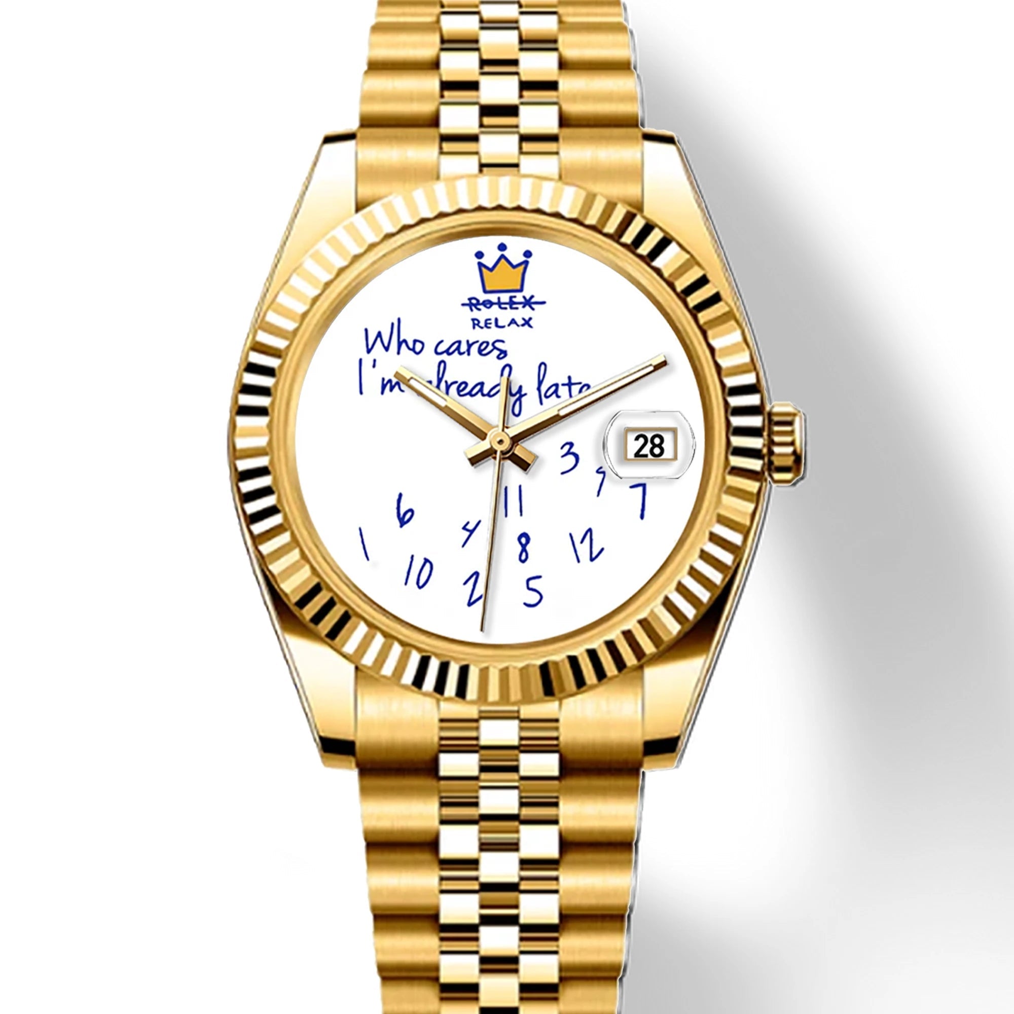 YATSSO Datejust CLASSIC RELAX - 40MM gold - YATSSO CUSTOM WATCHES
