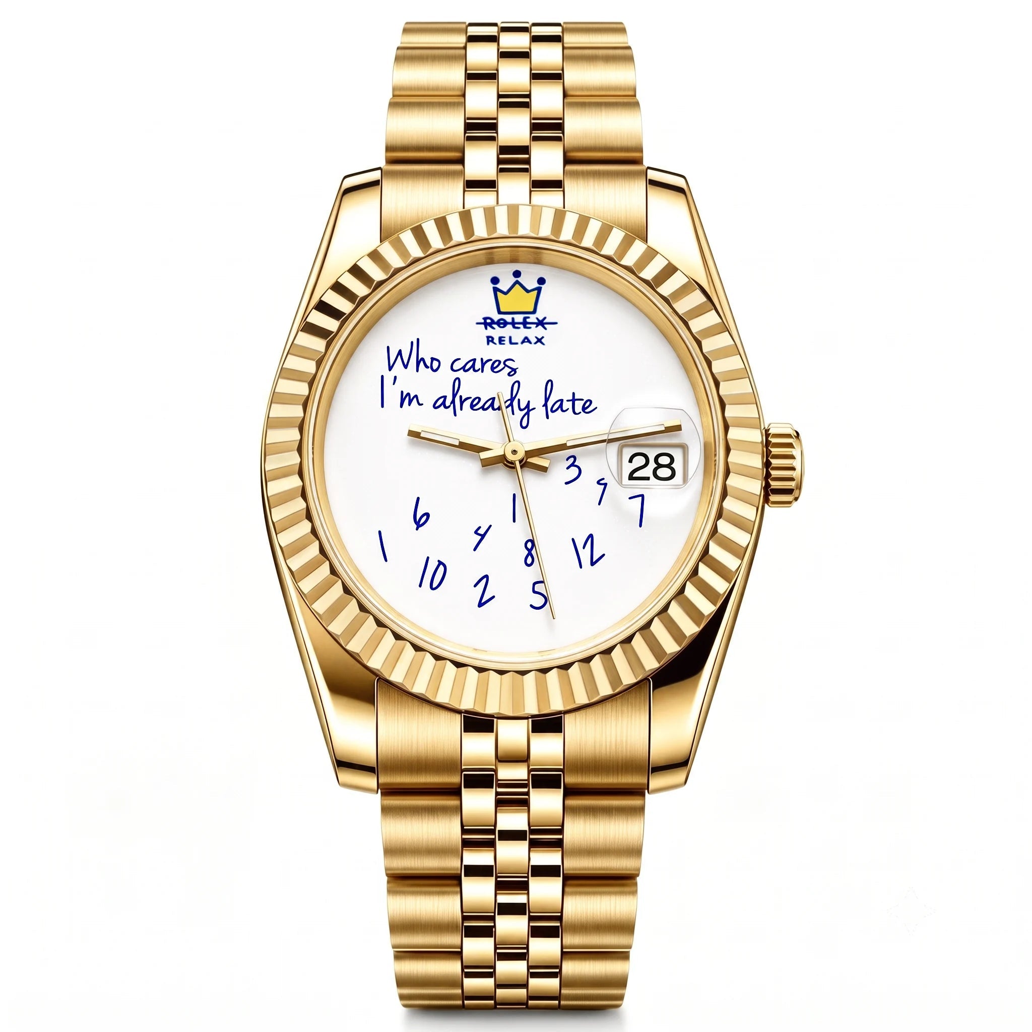 YATSSO Datejust CLASSIC RELAX - 40MM gold - YATSSO CUSTOM WATCHES
