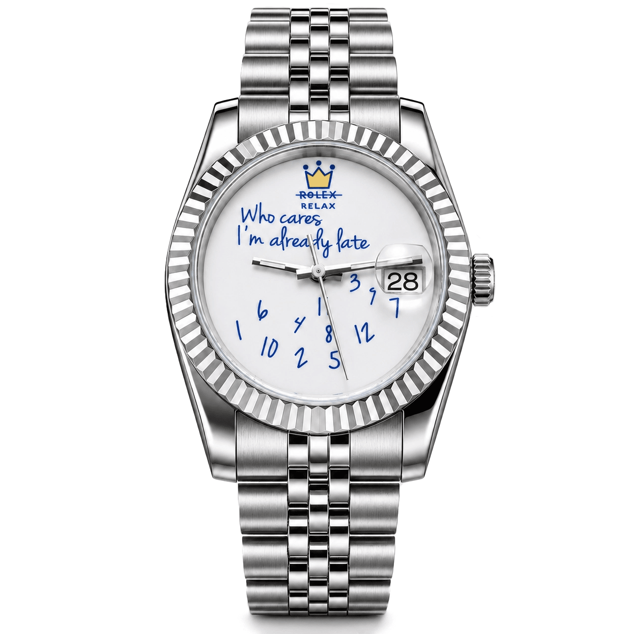 Yatsso Relax Automatic Who Cares Automatic Gold Watches - YATSSO CUSTOM WATCHES