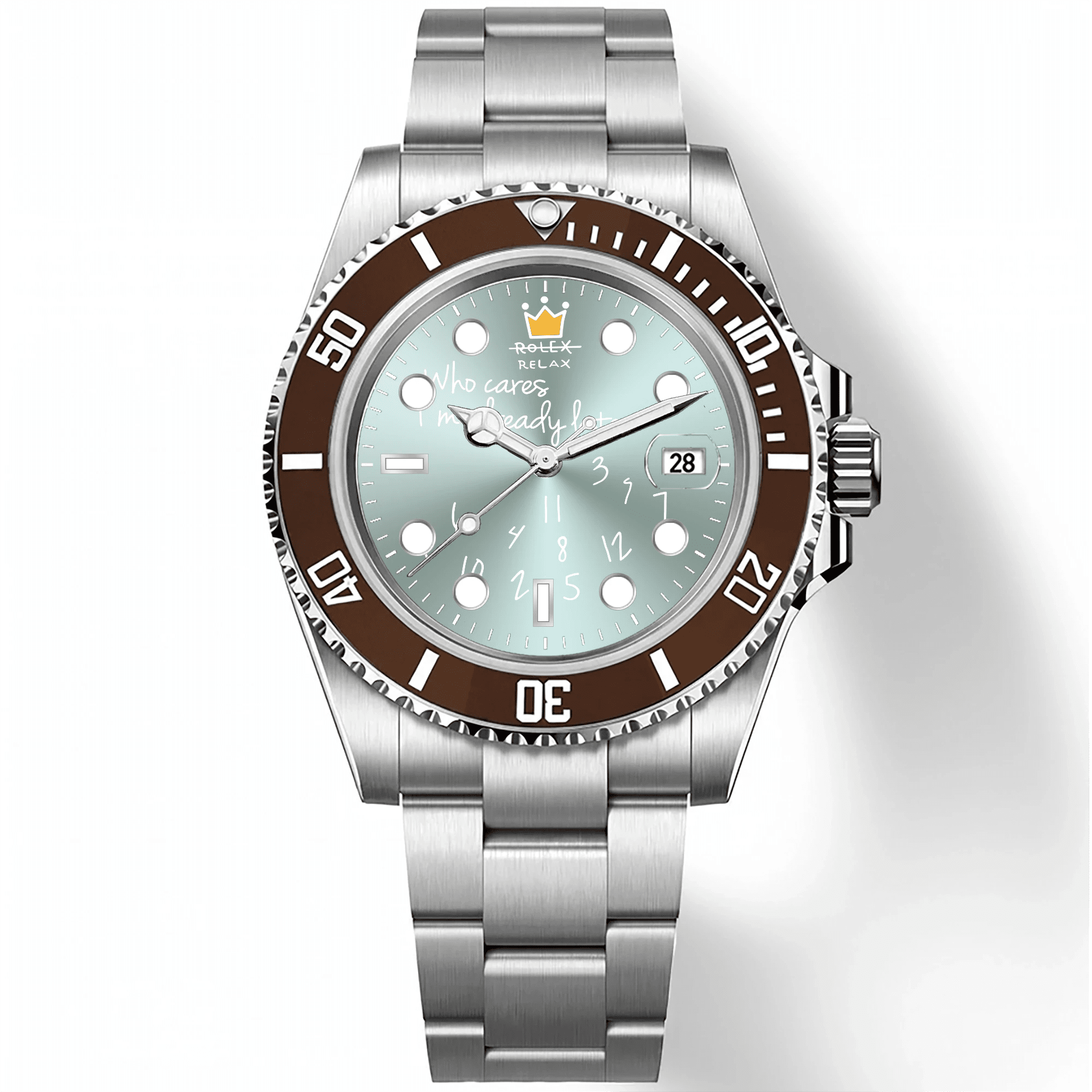 YATSSO Tidemaster CLASSIC RELAX - Light Blue - YATSSO CUSTOM WATCHES