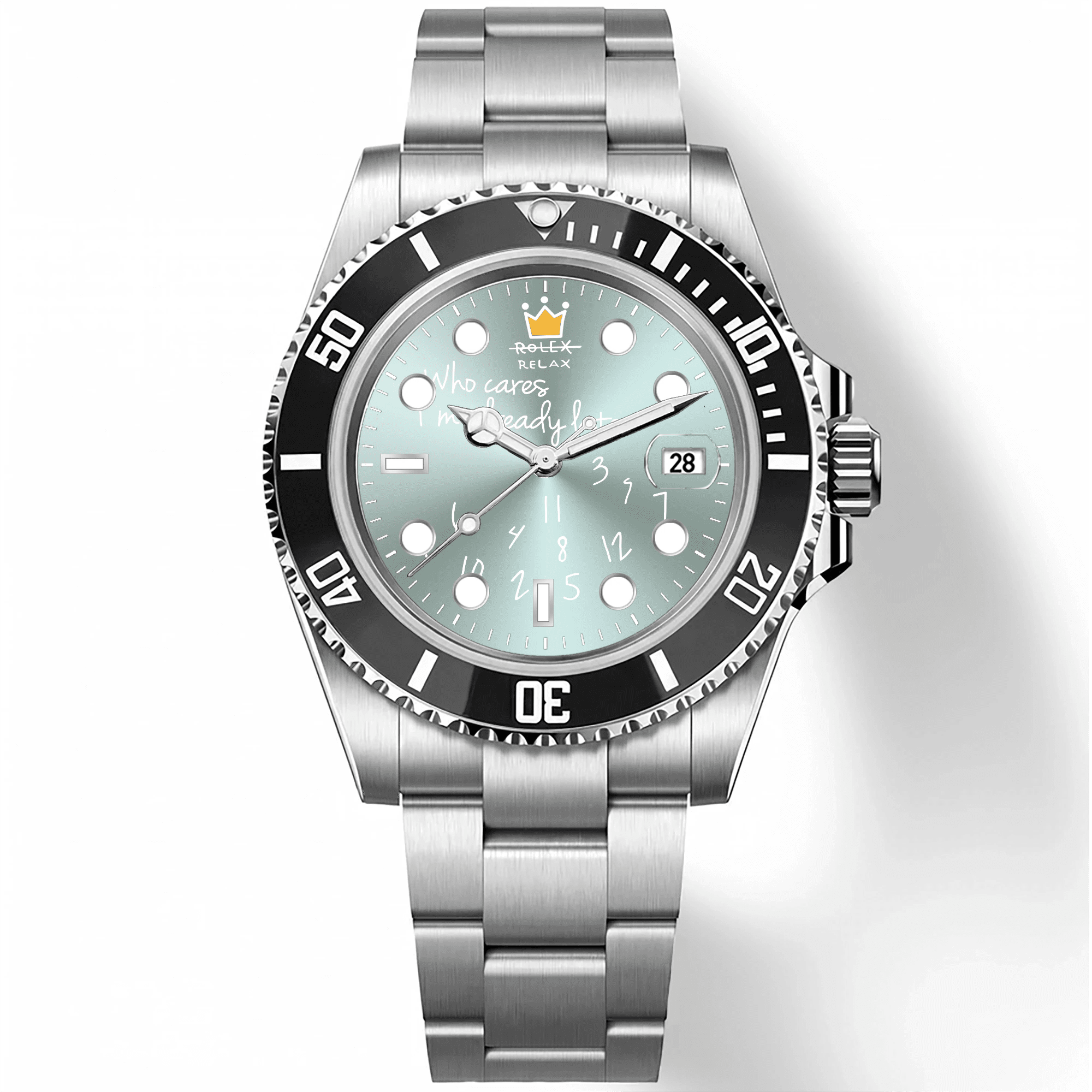 YATSSO Tidemaster CLASSIC RELAX - Light Blue - YATSSO CUSTOM WATCHES