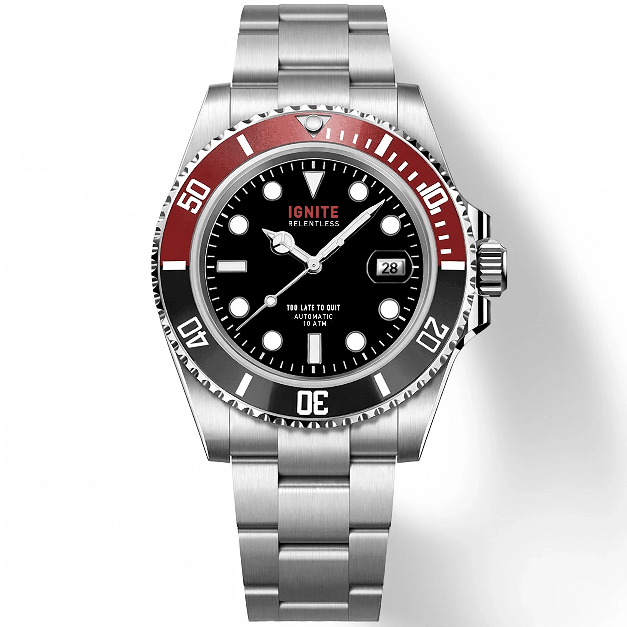 YATSSO Tidemaster IGNITE Two-Tone Watch - 10ATM Waterproof Automatic - YATSSO CUSTOM WATCHES