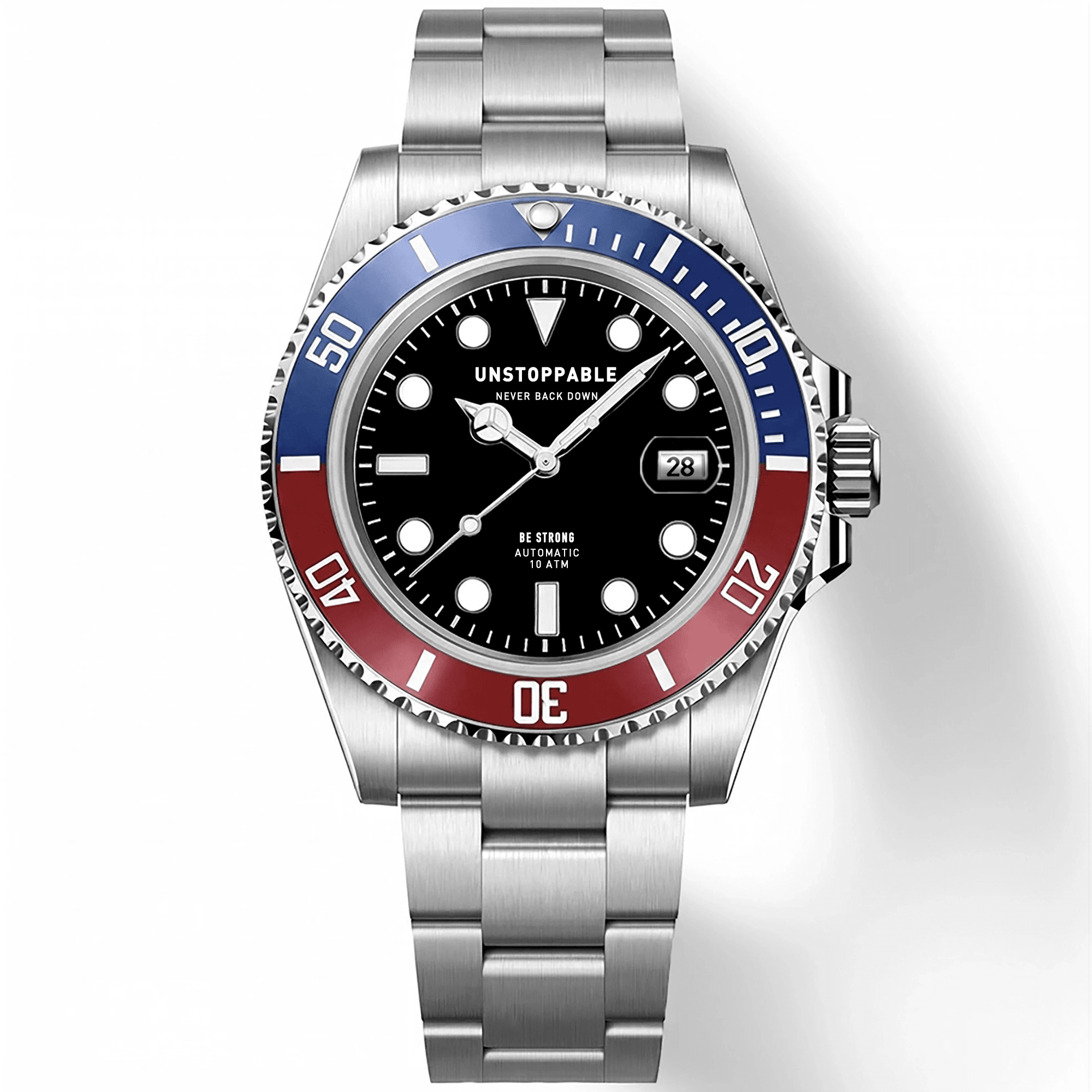 YATSSO Tidemaster UNSTOPPABLE Watch - 10ATM Waterproof Automatic - YATSSO CUSTOM WATCHES