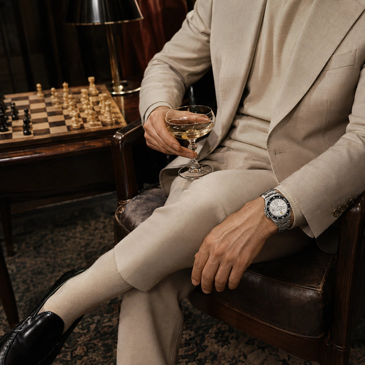 YATSSO Tidemaster CLASSIC RELAX - White Dial