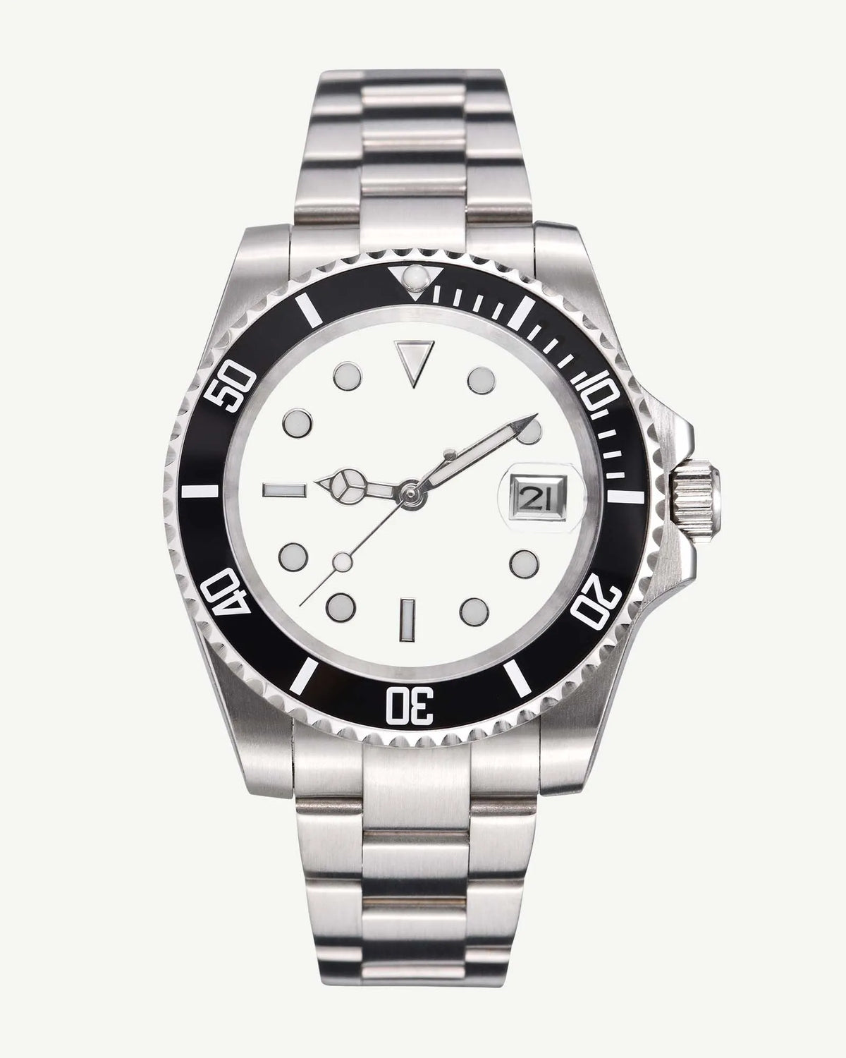 Tidemaster Silver Custom Watch