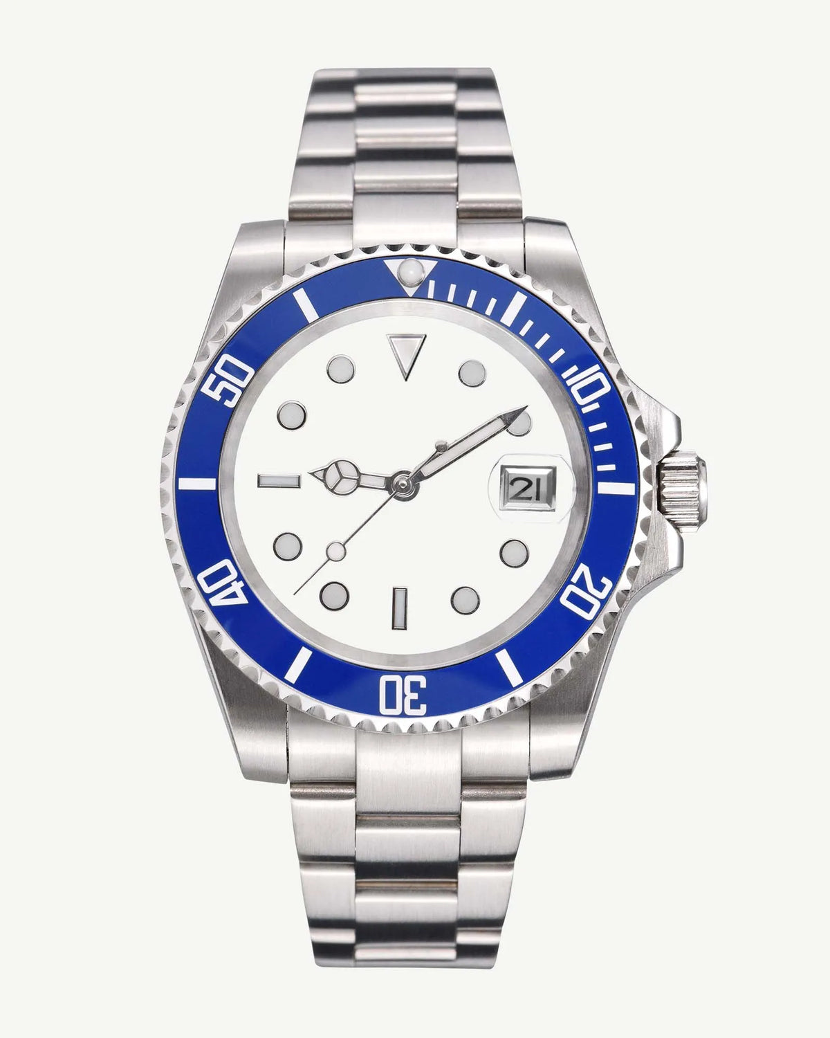 Tidemaster Silver Custom Watch