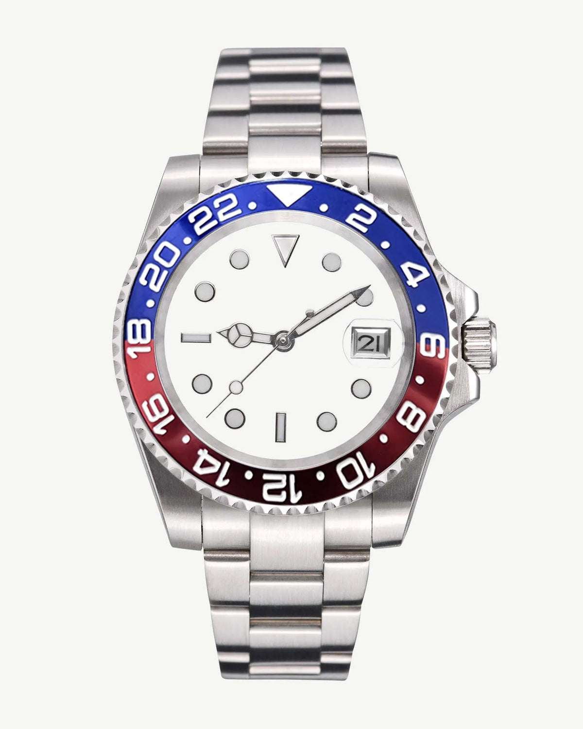Tidemaster Silver Custom Watch