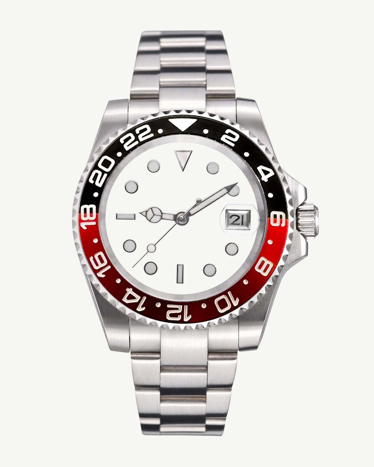 Tidemaster Silver Custom Watch