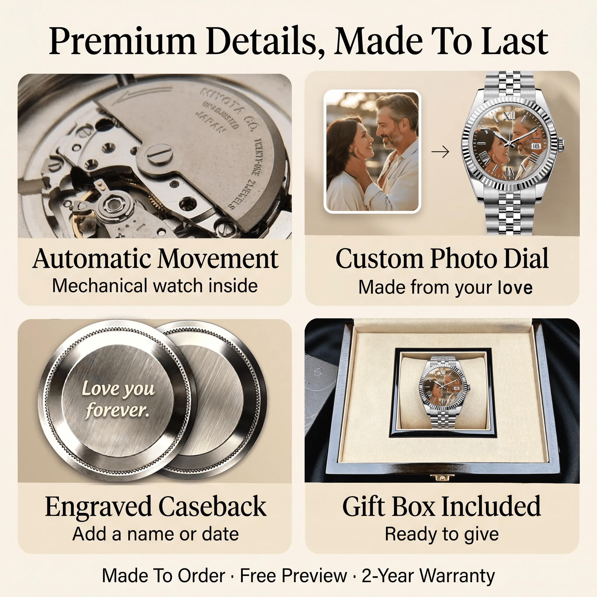 Daykeeper – Forever Yours - YATSSO CUSTOM WATCHES