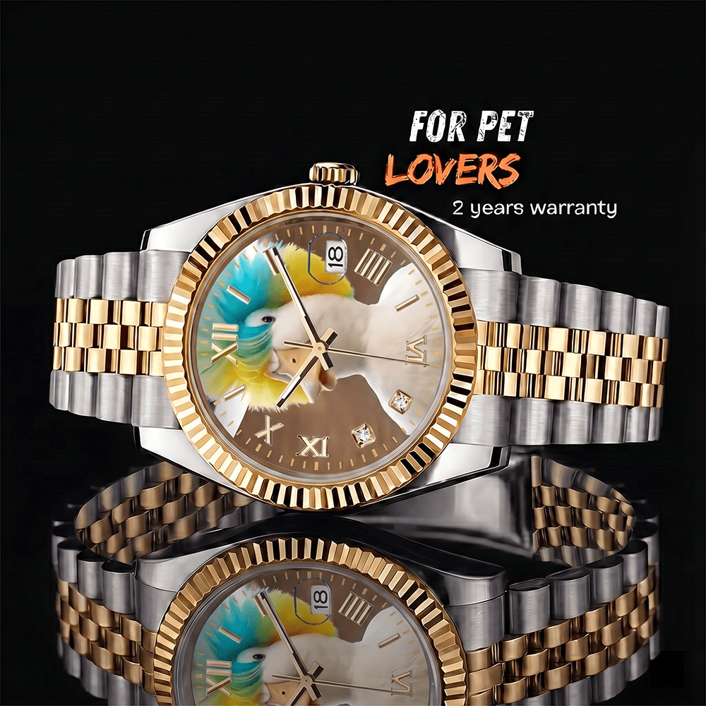 Daykeeper – Golden Pawprints - YATSSO CUSTOM WATCHES