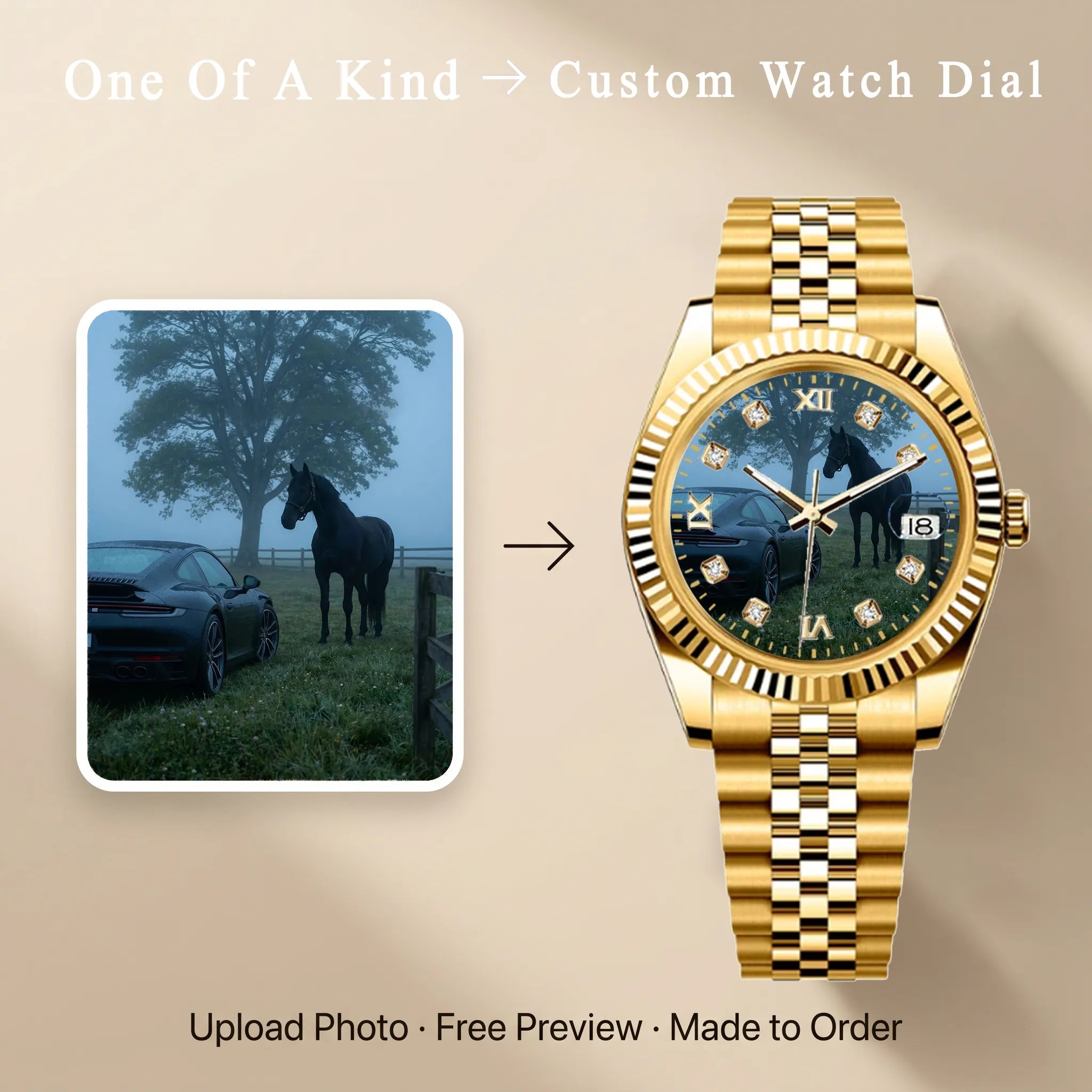 Daykeeper – Golden Silence - YATSSO CUSTOM WATCHES