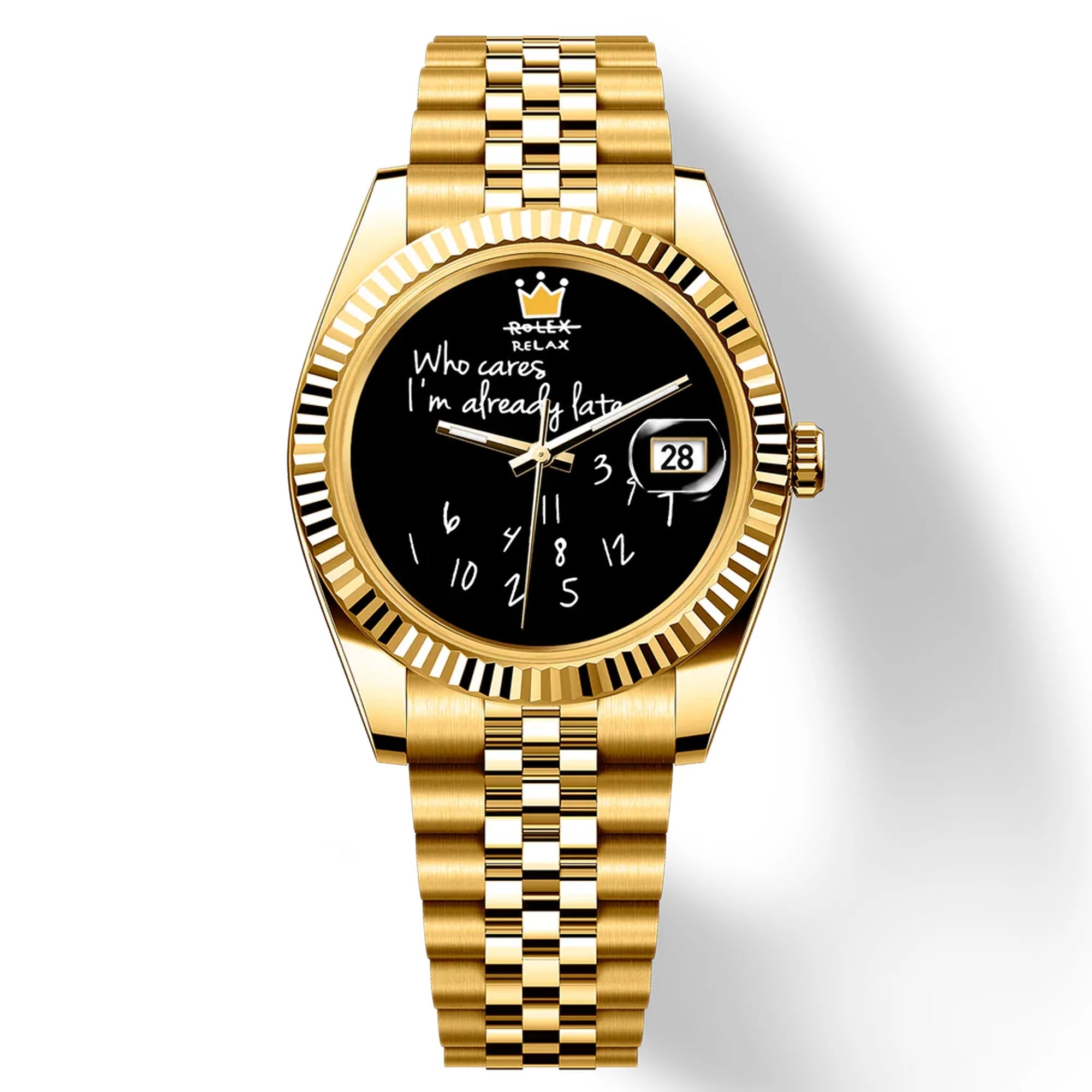 YATSSO Datejust CLASSIC RELAX - 36mm Gold - YATSSO CUSTOM WATCHES