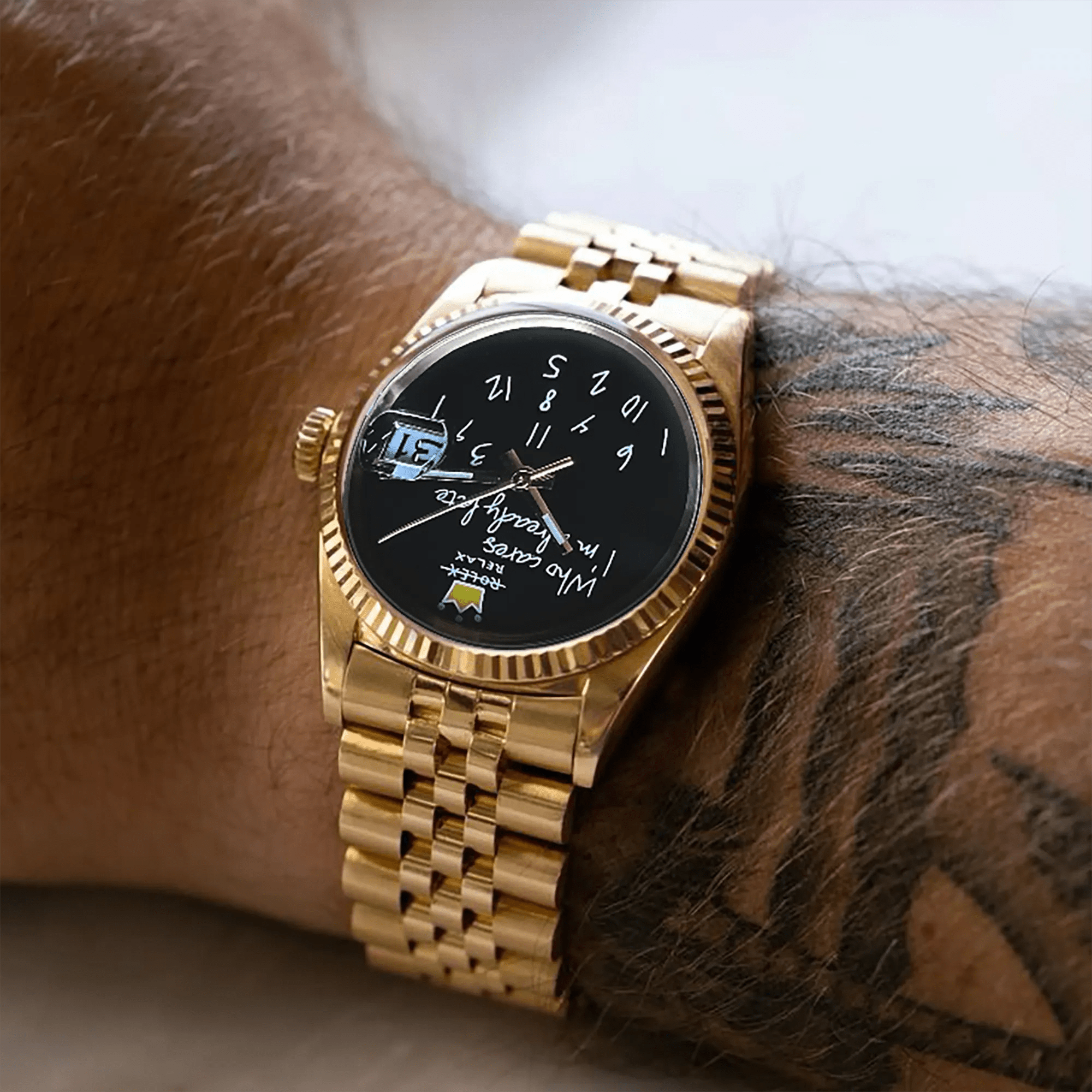 YATSSO Datejust CLASSIC RELAX - 40MM gold - YATSSO CUSTOM WATCHES