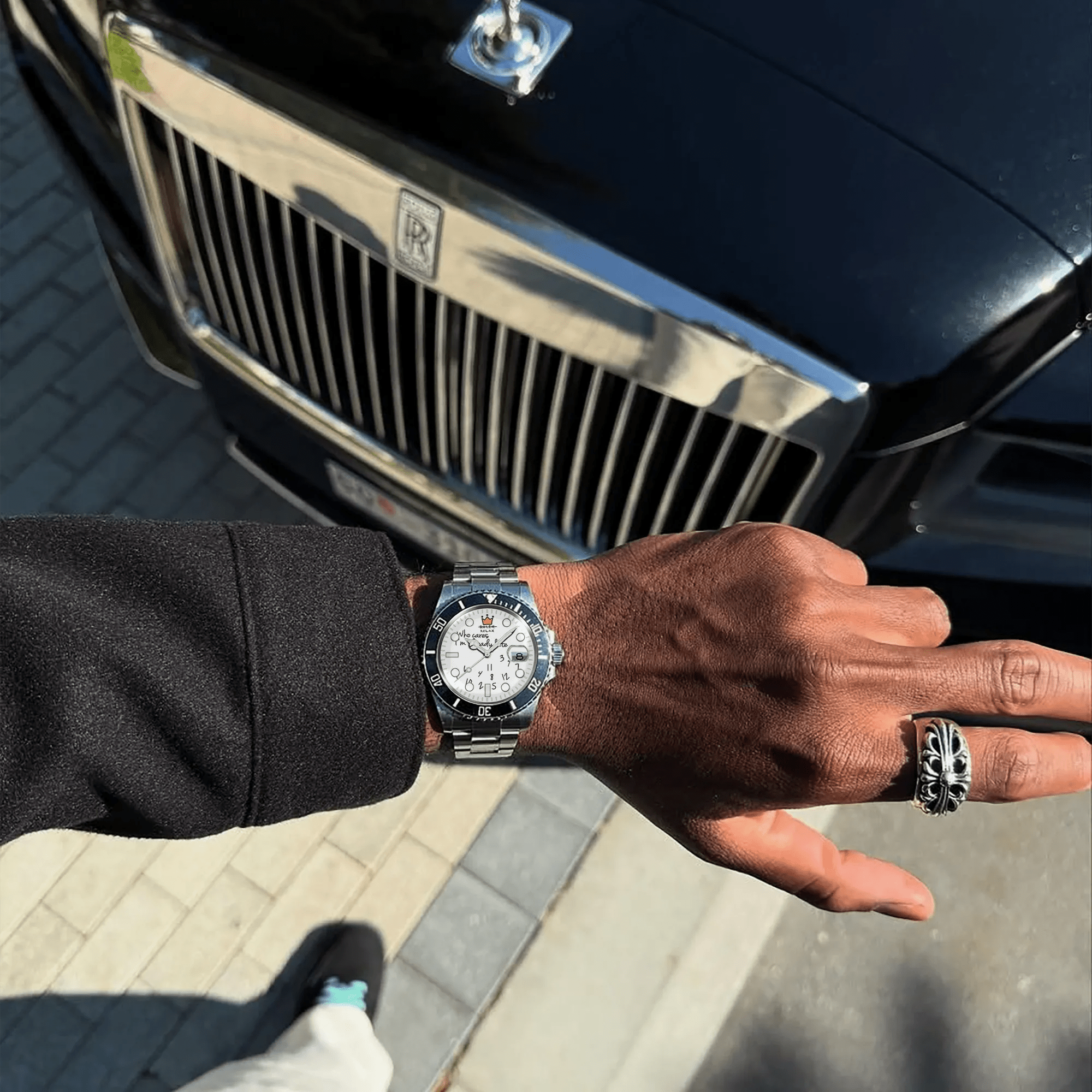 YATSSO Tidemaster CLASSIC RELAX - White Dial - YATSSO CUSTOM WATCHES